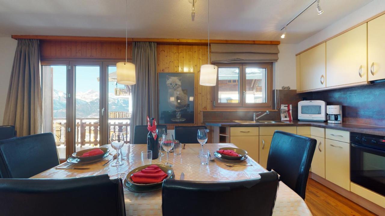 ויסונה Greppons Cosy & Mountain Apartments By Alpvision Residences מראה חיצוני תמונה