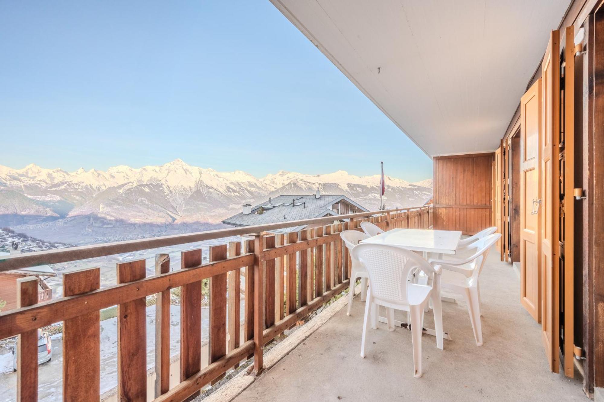 ויסונה Greppons Cosy & Mountain Apartments By Alpvision Residences מראה חיצוני תמונה